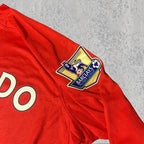 Cristiano Ronaldo 2008 Classic Manchester Red Signature Tribute Jersey - Printed Signature Shirt image 5 - printed signature football gift