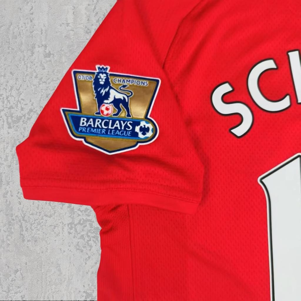 Paul Scholes 2008 Manchester Red Double Season Signature Tribute Jersey - Printed Signature Shirt image 3 - printed signature football gift