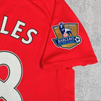 Paul Scholes 2008 Manchester Red Double Season Signature Tribute Jersey - Printed Signature Shirt image 4 - printed signature football gift