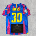 Lionel Messi 2006 Signed Tribute Jersey | Teenage Prodigy Kit — printed signature tribute football shirt