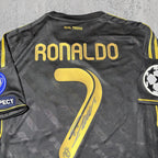 Cristiano Ronaldo 2011 Spanish Black Signature Tribute Jersey - Printed Signature Shirt image 2 - printed signature football gift