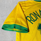 Ronaldinho 2006 Samba Yellow Signature Tribute Jersey - Printed Signature Shirt image 3 - printed signature football gift