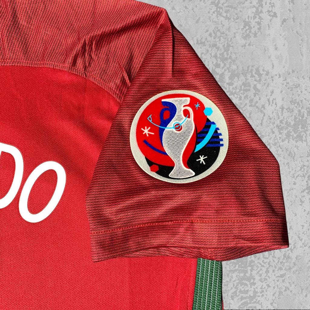 Cristiano Ronaldo 2016 Iberian Red Signature Tribute Jersey - Printed Signature Shirt image 4 - printed signature football gift