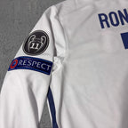 Cristiano Ronaldo 2017 Classic Spanish White Signature Tribute Jersey - Printed Signature Shirt image 3 - printed signature football gift