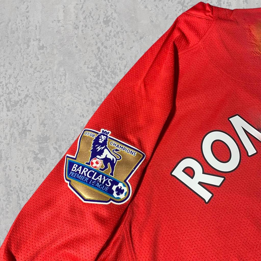 Cristiano Ronaldo 2008 Classic Manchester Red Signature Tribute Jersey - Printed Signature Shirt image 3 - printed signature football gift