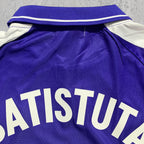 Gabriel Batistuta 1999 Florence Purple Signature Tribute Jersey - Printed Signature Shirt image 2 - printed signature football gift