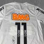 Neymar Jr. 2011 Classic South American White Signature Tribute Jersey - Printed Signature Shirt image 2 - printed signature football gift