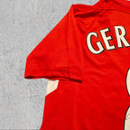 Steven Gerrard 2005 Miracle Night Red Signature Tribute Jersey - Printed Signature Shirt image 2 - printed signature football gift