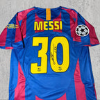 Lionel Messi 2006 Teenage Prodigy Signature Tribute Jersey - Printed Signature Shirt image 2 - printed signature football gift