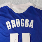 Didier Drogba 2012 London Blue Signature Tribute Jersey - Printed Signature Shirt image 3 - printed signature football gift