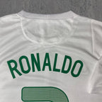 Cristiano Ronaldo 2012 Iberian White Signature Tribute Jersey - Printed Signature Shirt image 2 - printed signature football gift