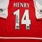 Thierry Henry 2004 Invincible Era Red Signature Tribute Jersey - Printed Signature Shirt image 2 - printed signature football gift
