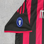 Paolo Maldini 2003 Rossoneri Red & Black Stripes Signature Tribute Jersey - Printed Signature Shirt image 3 - printed signature football gift