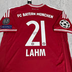 Philipp Lahm 2013 Bavarian Red & White Signature Tribute Jersey - Printed Signature Shirt image 2 - printed signature football gift