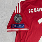 Philipp Lahm 2013 Bavarian Red & White Signature Tribute Jersey - Printed Signature Shirt image 3 - printed signature football gift