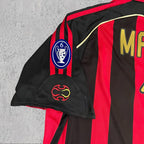 Paolo Maldini Rossoneri Red & Black Gold Signature Tribute Jersey - Printed Signature Shirt image 3 - printed signature football gift