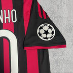 Ronaldinho Rossoneri Red & Black Signature Tribute Jersey - Printed Signature Shirt image 4 - printed signature football gift