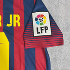 Neymar Jr. 2014 Catalan Blue Red Stripe Signature Tribute Jersey - Printed Signature Shirt image 3 - printed signature football gift