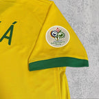 Kaká 2006 Canarinha Yellow & Green Signature Tribute Jersey - Printed Signature Shirt image 4 - printed signature football gift