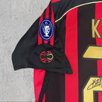 Kaká 2007 Classic Italian Red & Black Signature Tribute Jersey - Printed Signature Shirt image 3 - printed signature football gift
