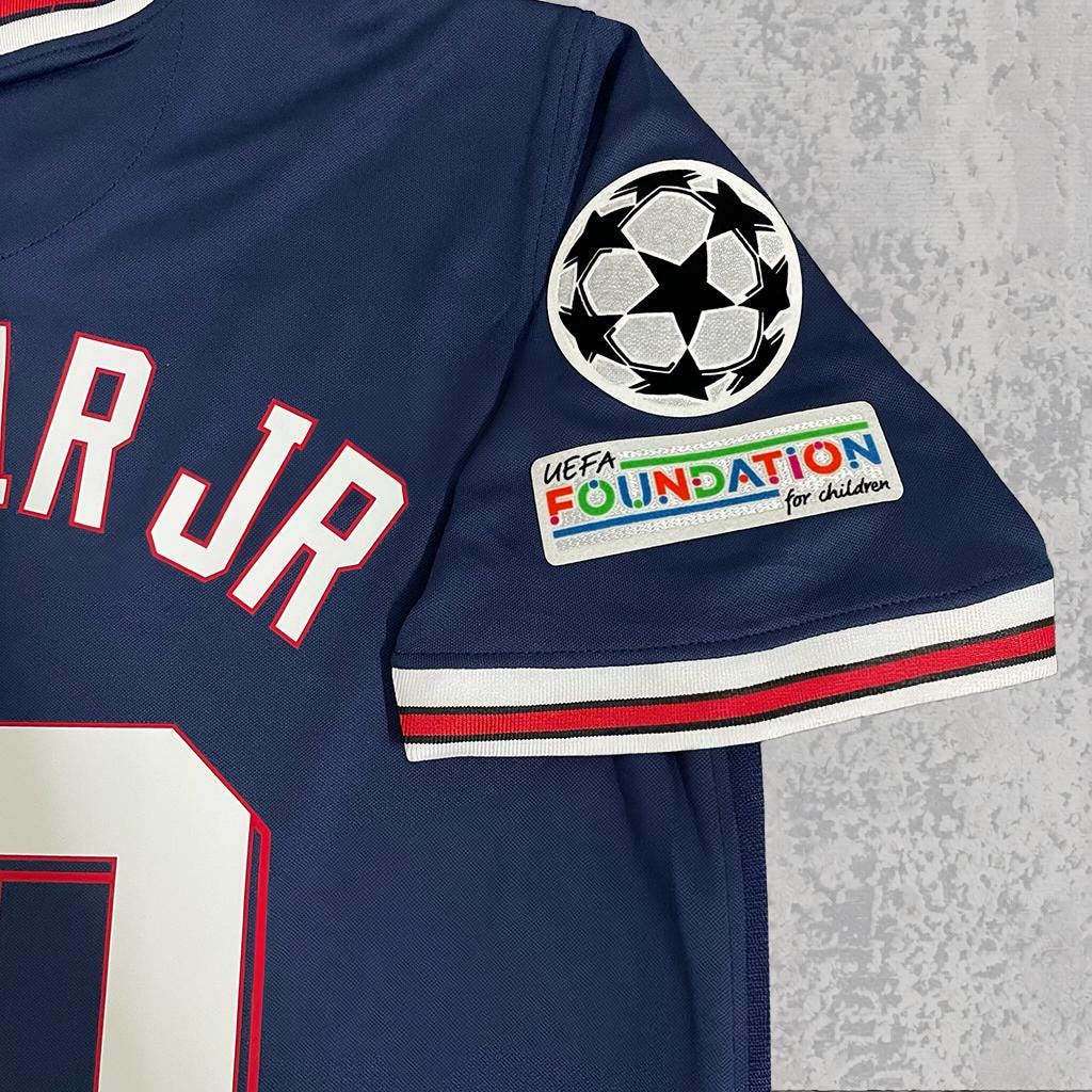 Neymar Jr. Parisien Navy Blue Signature Tribute Jersey - Printed Signature Shirt image 4 - printed signature football gift