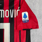 Zlatan Ibrahimović 2022 Rossoneri Red & Black Signature Tribute Jersey - Printed Signature Shirt image 4 - printed signature football gift